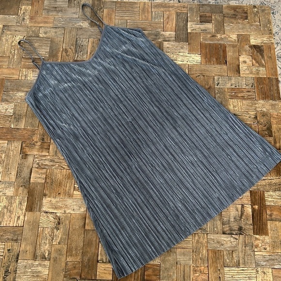 Victoria’s Secret Gray Shimmer Slip Dress - Picture 2 of 8